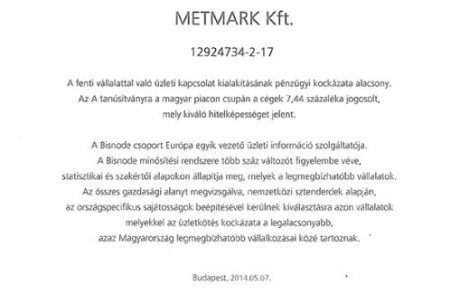 Metmark Bisnode A